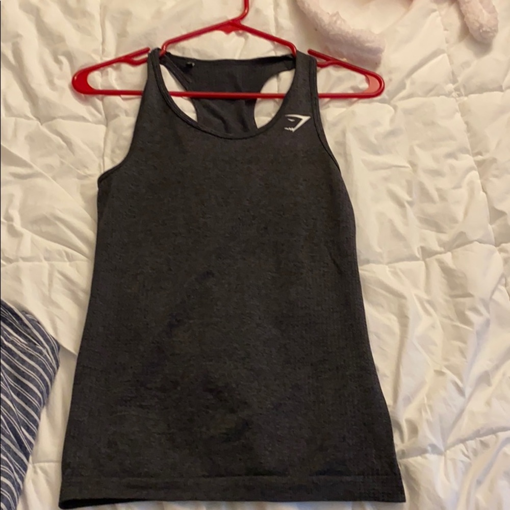 Gymshark Vital Seamless Black Mark Vest